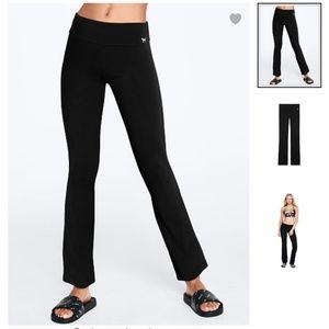 PINK Black Yoga Pants